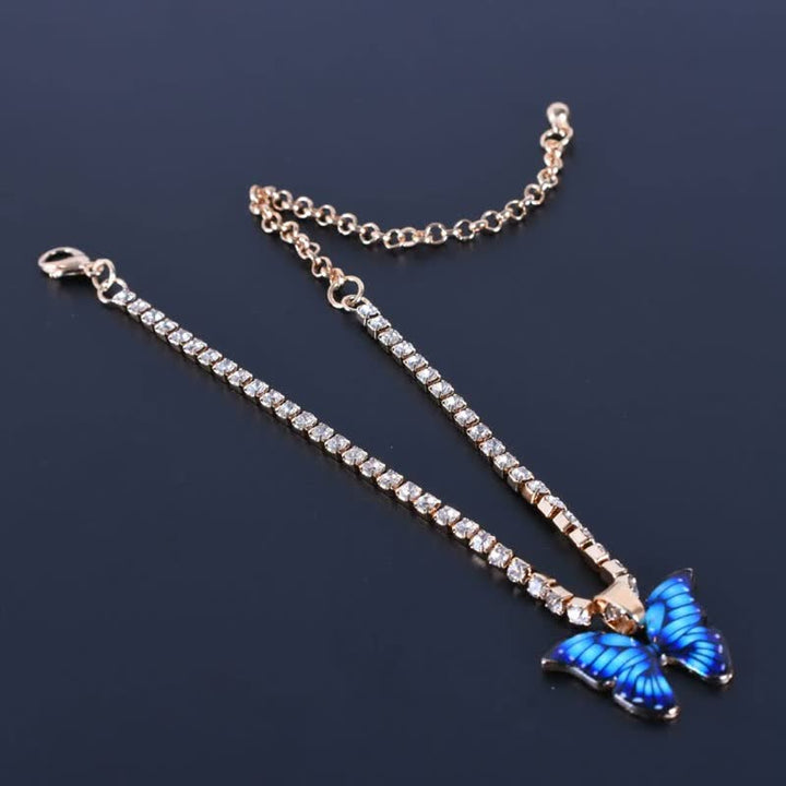 Elegant Ankle Bracelet for Women-Blue-State of Style