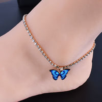 Elegant Ankle Bracelet for Women-Blue-State of Style