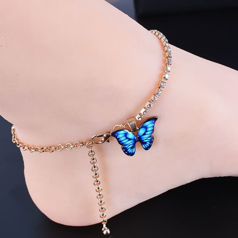 Elegant Ankle Bracelet for Women-Blue-State of Style