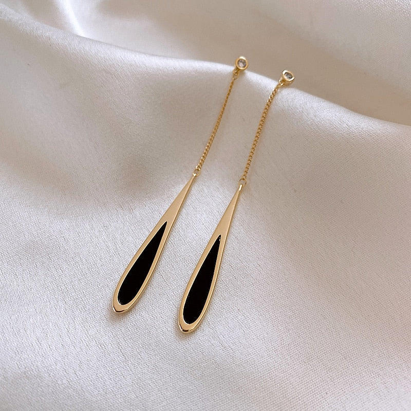 Elegant Black Earrings | Versatile Fashion Statement-State of Style