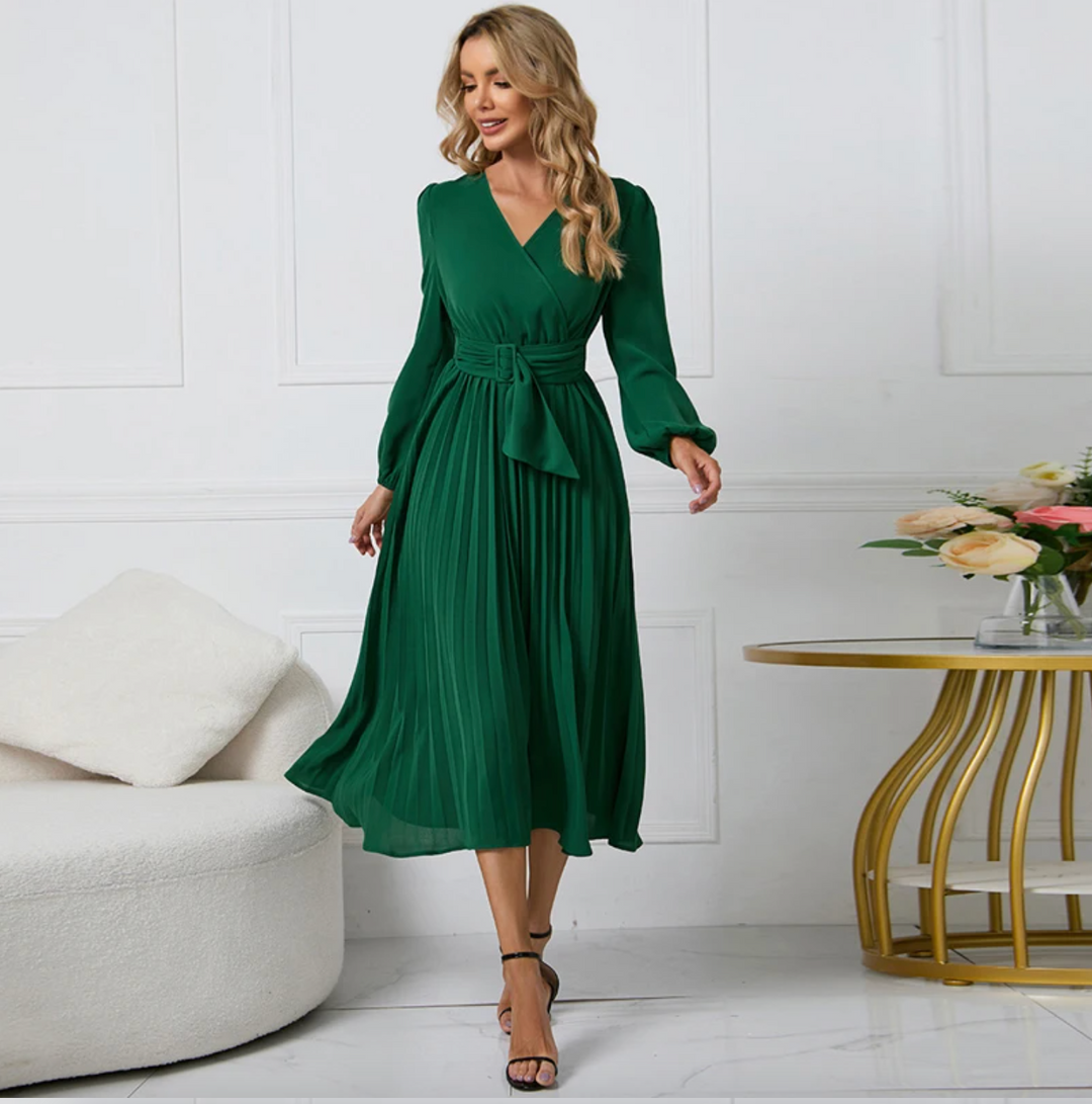 Elegant Blazer Dress | Stylish & Comfortable-Green-S-State of Style