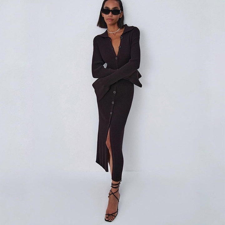 Elegant Bodycon Dress | Flattering Fit | Comfortable and Stylish-Black-S-State of Style