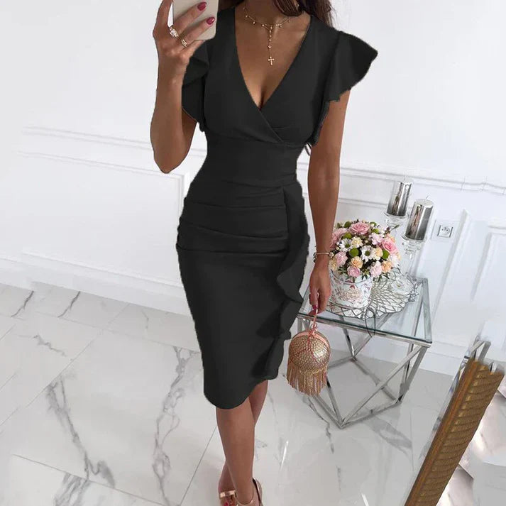 Elegant Bonnie Summer Maxi Dress | Flowy and Comfortable-Black-S-State of Style