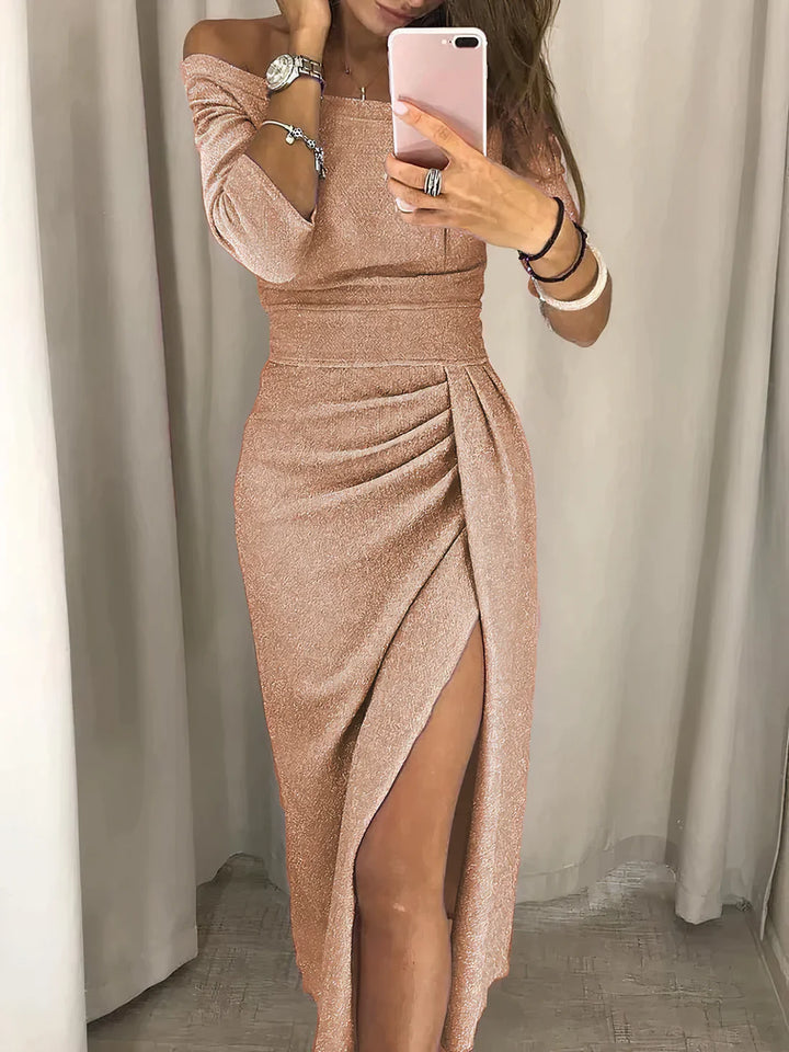 Elegant Bryony Dress | Perfect for Any Occasion-Champagne-XS-State of Style