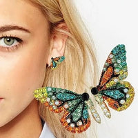 Elegant Butterfly Earrings For Women | Dainty & Stylish-Green-State of Style