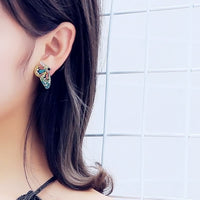 Elegant Butterfly Earrings For Women | Dainty & Stylish-Green-State of Style