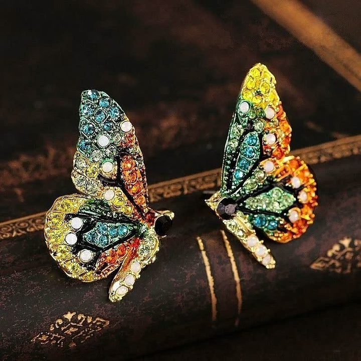 Elegant Butterfly Earrings For Women | Dainty & Stylish-Green-State of Style