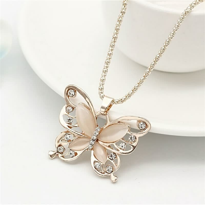 Elegant Butterfly Pendant Necklace for Women-State of Style