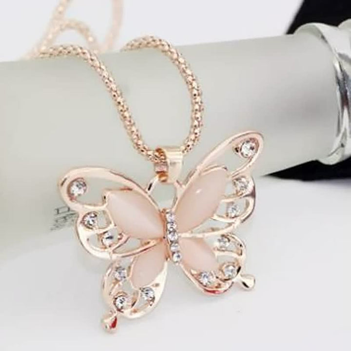 Elegant Butterfly Pendant Necklace for Women-State of Style