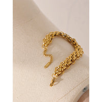Elegant Charm Bracelet | Silver Plated | Perfect Gift-Gold-plated-State of Style