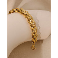 Elegant Charm Bracelet | Silver Plated | Perfect Gift-Gold-plated-State of Style