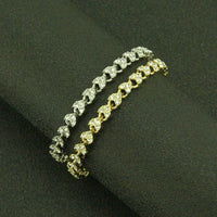 Elegant Crystal Big Bracelet | Women's Jewellery-Rose Gold-State of Style
