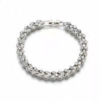 Elegant Crystal Big Bracelet | Women's Jewellery-Rose Gold-State of Style