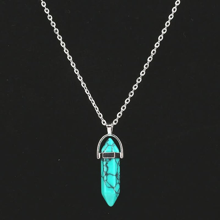 Elegant Crystal Chain Necklace | Women's Jewellery-Black-State of Style