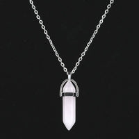 Elegant Crystal Chain Necklace | Women's Jewellery-White-State of Style