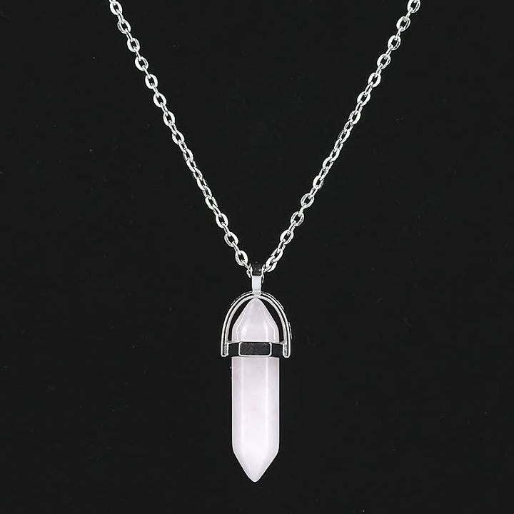 Elegant Crystal Chain Necklace | Women's Jewellery-White-State of Style