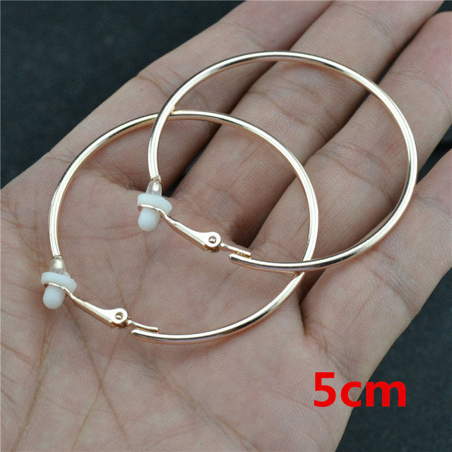 Elegant Crystal Clip-On Earrings | Comfortable Non-Pierced Jewellery-Silver clip 3cm-State of Style