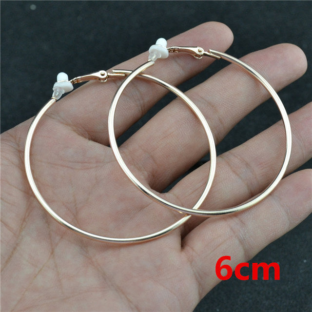 Elegant Crystal Clip-On Earrings | Comfortable Non-Pierced Jewellery-Silver clip 3cm-State of Style