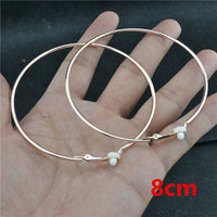 Elegant Crystal Clip-On Earrings | Comfortable Non-Pierced Jewellery-Silver clip 3cm-State of Style