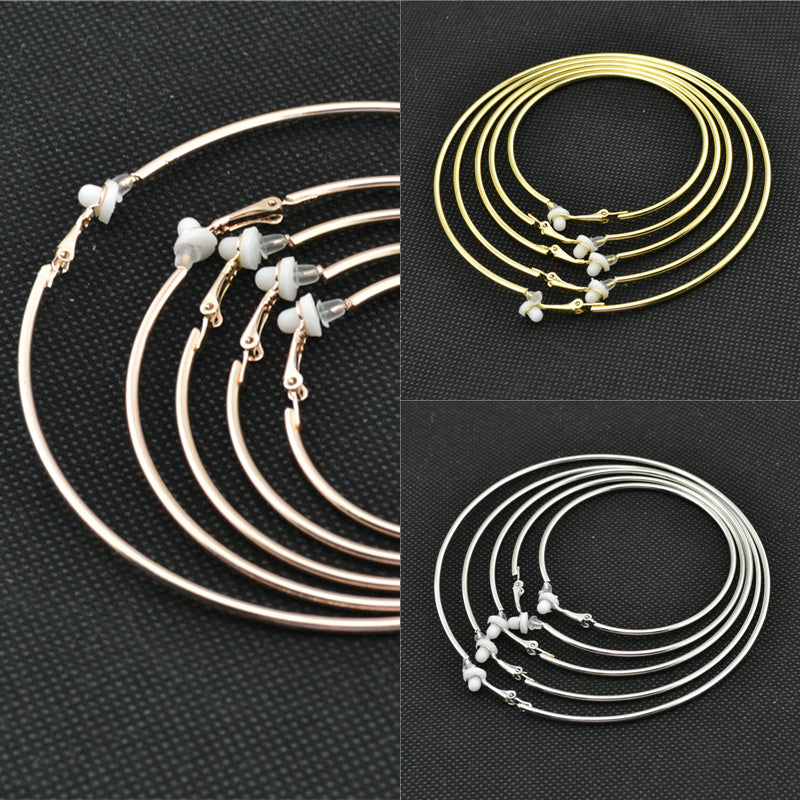 Elegant Crystal Clip-On Earrings | Comfortable Non-Pierced Jewellery-Silver clip 3cm-State of Style
