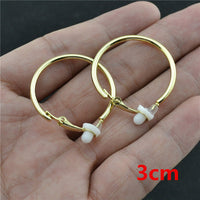 Elegant Crystal Clip-On Earrings | Comfortable Non-Pierced Jewellery-Silver clip 3cm-State of Style