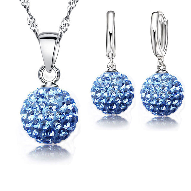 Elegant Crystal Earrings | Perfect for Any Occasion-Blue-State of Style