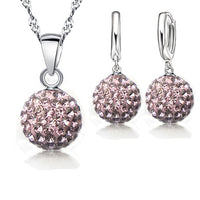 Elegant Crystal Earrings | Perfect for Any Occasion-Light Purple-State of Style