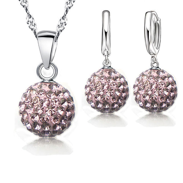 Elegant Crystal Earrings | Perfect for Any Occasion-Light Purple-State of Style