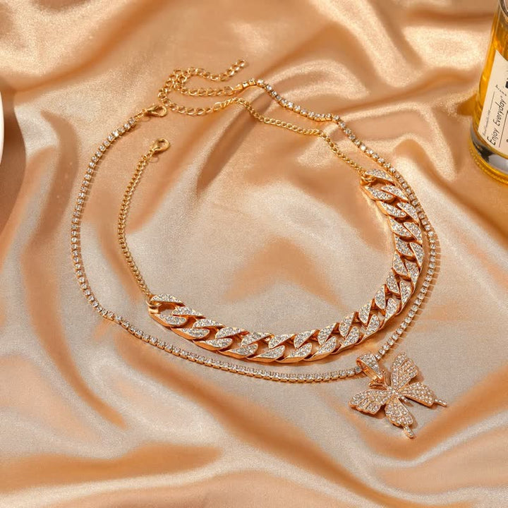 Elegant Cuban Chain Necklace for Women | Statement Jewellery-Black-State of Style