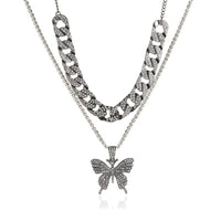 Elegant Cuban Chain Necklace for Women | Statement Jewellery-Black-State of Style