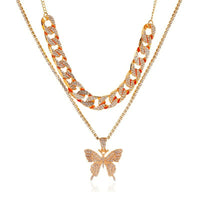 Elegant Cuban Chain Necklace for Women | Statement Jewellery-Black-State of Style