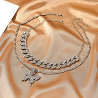 Elegant Cuban Chain Necklace for Women | Statement Jewellery-Black-State of Style