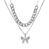 Elegant Cuban Chain Necklace for Women | Statement Jewellery-Silver-State of Style