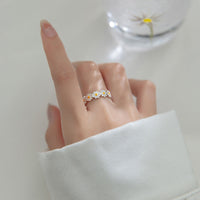 Elegant Daisy Flower Ring | Delicate Floral Jewellery for Women-State of Style