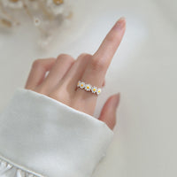 Elegant Daisy Flower Ring | Delicate Floral Jewellery for Women-State of Style