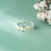 Elegant Daisy Flower Ring | Delicate Floral Jewellery for Women-State of Style