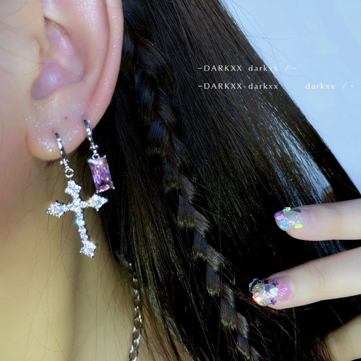 Elegant Dangle Earrings | Rhinestone Sparkle-Crystal Commandments-State of Style