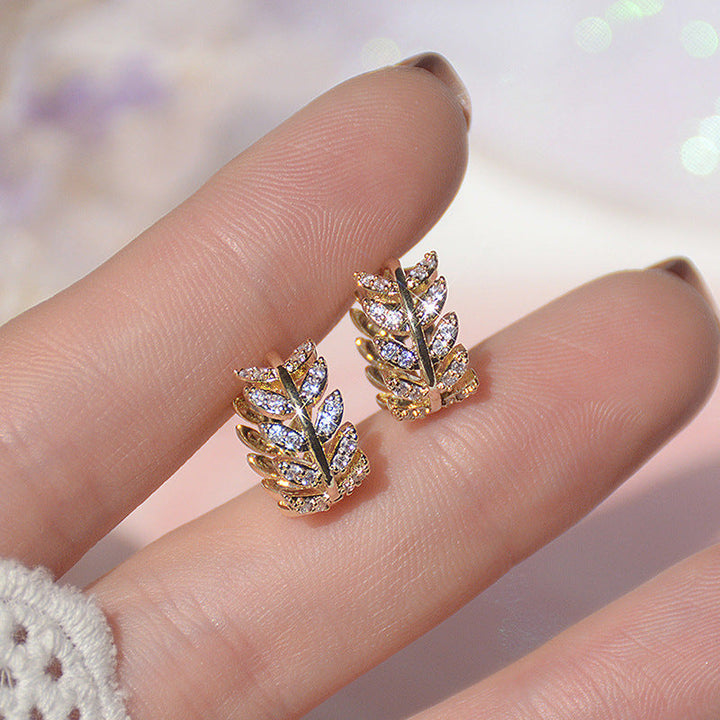 Elegant Diamond Earrings | Sparkling Studs for Every Occasion-White Gold-State of Style