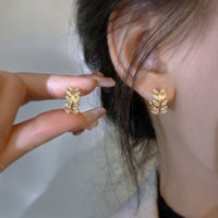 Elegant Diamond Earrings | Sparkling Studs for Every Occasion-White Gold-State of Style