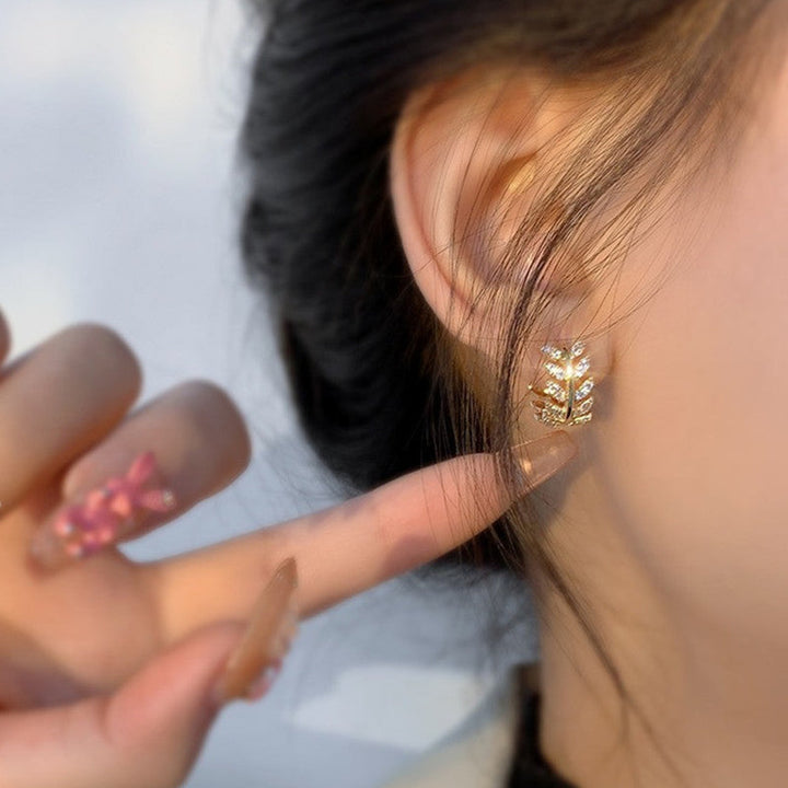 Elegant Diamond Earrings | Sparkling Studs for Every Occasion-White Gold-State of Style