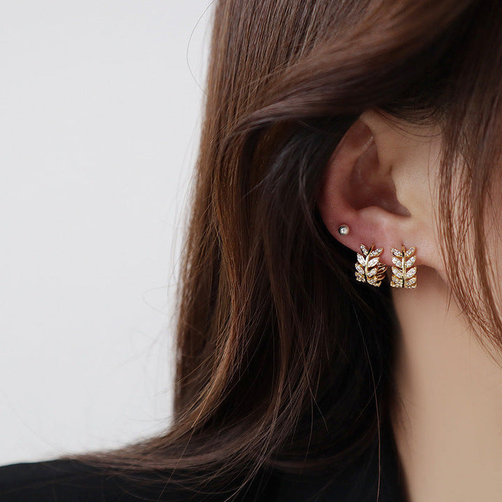 Elegant Diamond Earrings | Sparkling Studs for Every Occasion-White Gold-State of Style