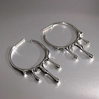 Elegant Drop Earrings | Crystal Accents-Raindrops-State of Style