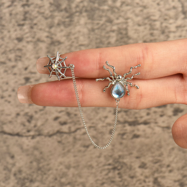 Elegant Drop Earrings | Crystal Accents-Spider Hunter-State of Style