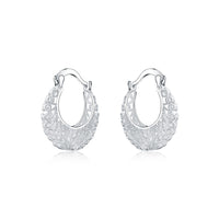 Elegant Floral Hoop Earrings-State of Style