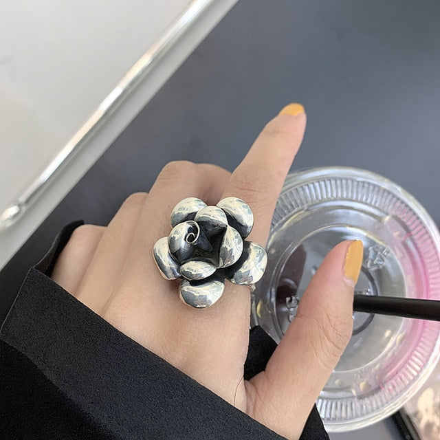 Elegant Floral Rings for Women | Timeless Jewellery-Adjustable-Flower A-State of Style