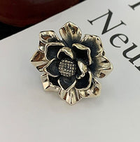 Elegant Floral Rings for Women | Timeless Jewellery-Adjustable-Flower A-State of Style
