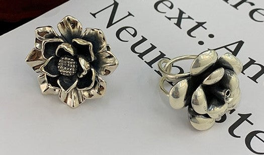 Elegant Floral Rings for Women | Timeless Jewellery-Adjustable-Flower A-State of Style