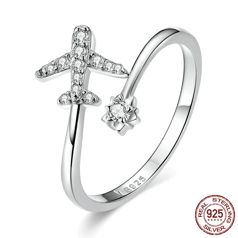 Elegant Flying Aeroplane Ring | Unique Aviation-Inspired Jewellery-State of Style