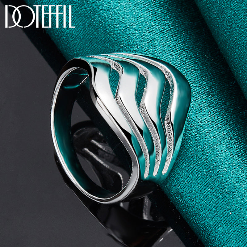 Elegant Four-Row Ring | Smooth Design | Women’s Jewellery-Circumference (cm) : 5.19-State of Style