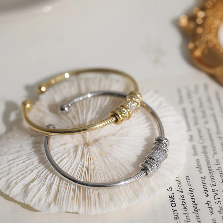 Elegant French Style Bracelet | Women's Fashion Jewellery-Silver-State of Style